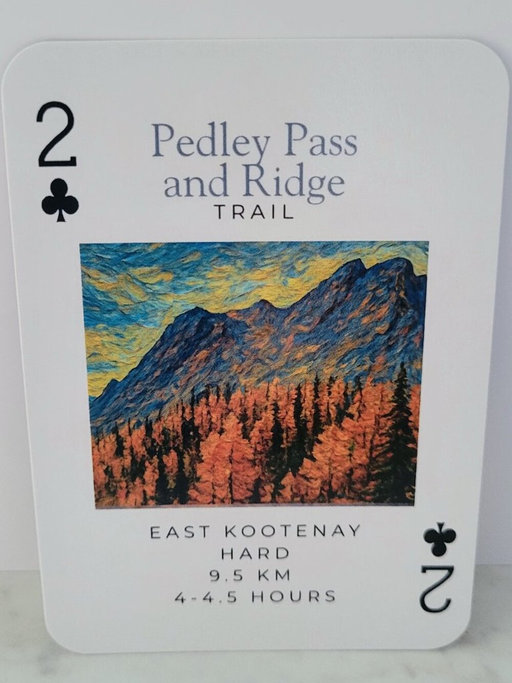 Kootenay Hiking & Adventure Playing Cards - Picture 3 of 4